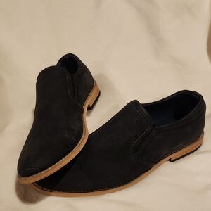 Men's Black Slip-On Shoes